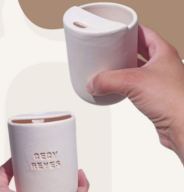 Pieza de cerámica modelo Tumbler